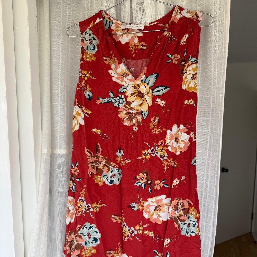 BEACHLUNCHLOUNGE Floral Print Dress Size Small